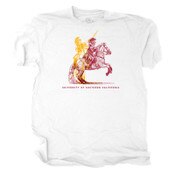 USC Trojans Unisex White Double Exposure T-Shirt